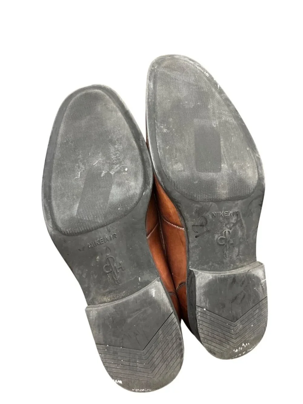 Cole Haan mens brown leather slip on dress loafers shoes sz 8.5M SKU 10-554